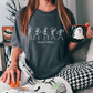 Spooky Speech Skeletons Comfort Colors T-Shirt