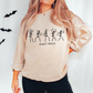 Spooky Speech Skeletons Crewneck Sweatshirt