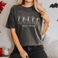 Spooky Teacher Skeletons Comfort Colors T-Shirt