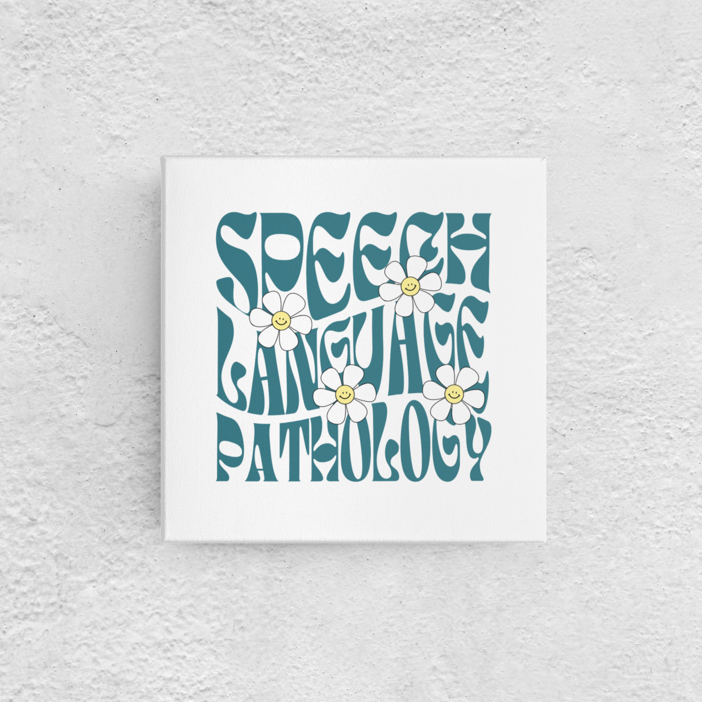 Groovy Daisy Speech Digital Print