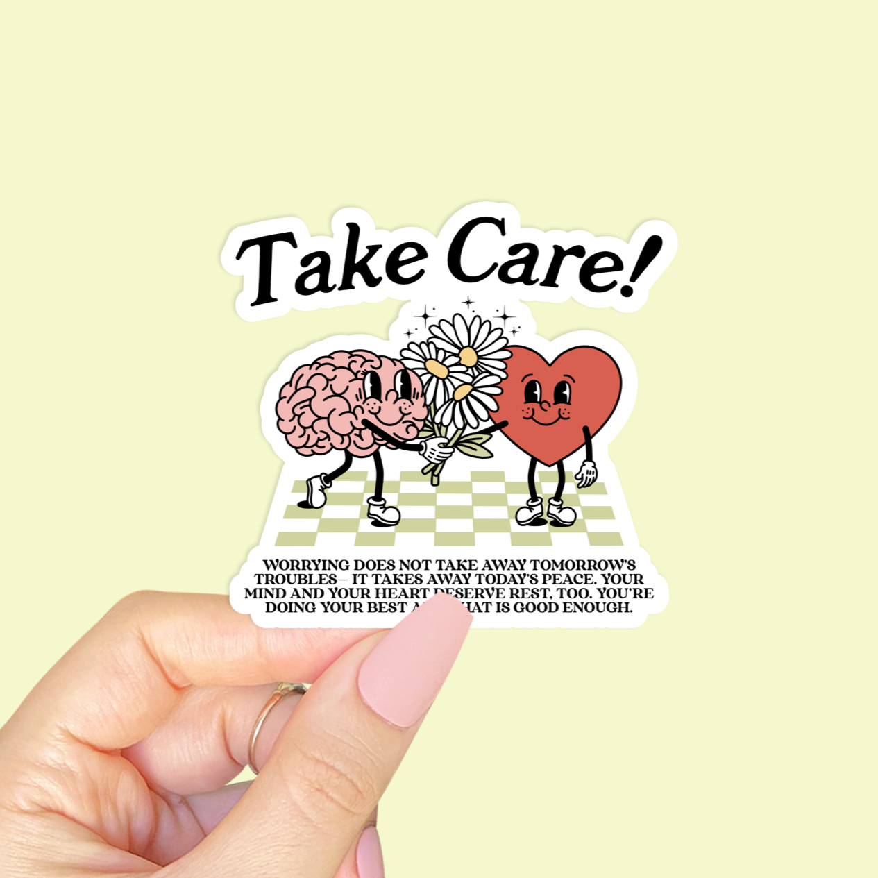 Take Care Text Message Sticker Stickers – EmilyBSpeech