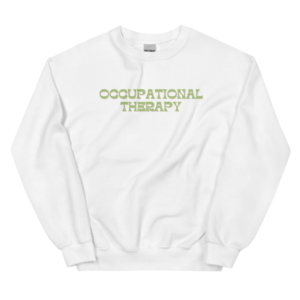 OT Floral Crewneck Sweatshirt | Front and Back Design